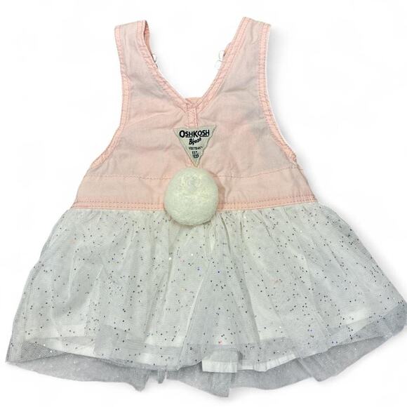 Oshkosh B'gosh baby Girls Bunny Overall Dress - Picture 2 of 3